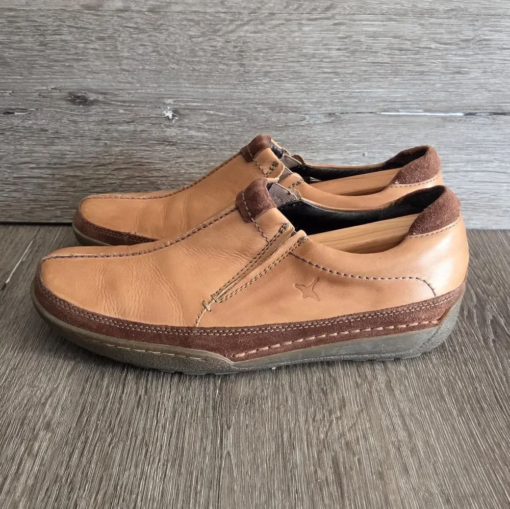 PIKOLINOS Roble Brown Two Tone Leather Upper Rubber Sole Shoe Size 42
